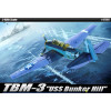 Academy 12285 Сборная модель TBM-3 "USS Bunker Hill" 1:48