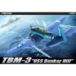 Academy 12285 Сборная модель TBM-3 "USS Bunker Hill" 1:48