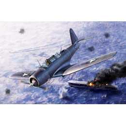 Academy 12324 Сборная модель SB2U-3 Vindicator "Battle of Midway" 1:48