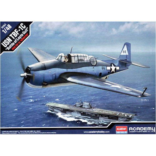 Academy 12340 Сборная модель USN TBF-1C "Battle of Leyte Gulf" 1:48