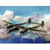 Academy 12208 Сборная модель P-38F Lightning "Glacier Girl" 1:48