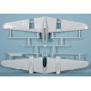 Academy 12208 Сборная модель P-38F Lightning "Glacier Girl" 1:48