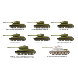 Academy 13554 Сборная модель Soviet Medium Tank Танк 34-85 "Ur@l Tank Factory No. 183" 1:35