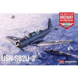 Academy 12350 Сборная модель USN SB2U-3 The Battle of Midway 80th Anniversary 1:48