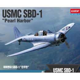 Academy 12331 Сборная модель USMC SBD-1 Dauntless "Pearl Harbor" 1:48