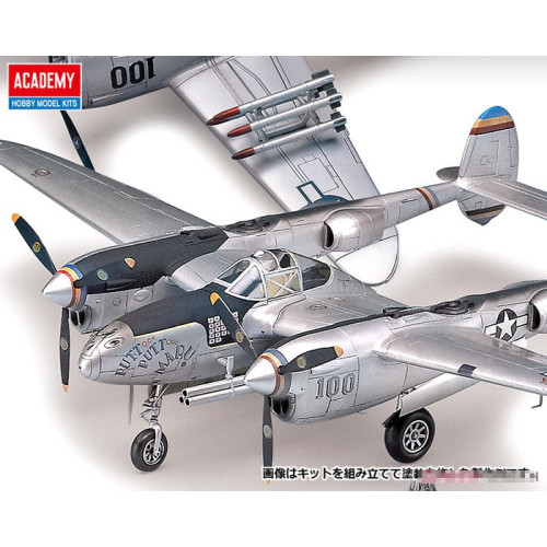 Academy 12282 Сборная модель P-38, P-38J, Droopsnoot, P-38L, F-5E 1:48
