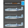 Academy 12334 Сборная модель USMC PBJ-1D (B-25 Mitchell) 1:48