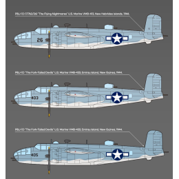Academy 12334 Сборная модель USMC PBJ-1D (B-25 Mitchell) 1:48