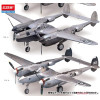 Academy 12282 Сборная модель P-38, P-38J, Droopsnoot, P-38L, F-5E 1:48