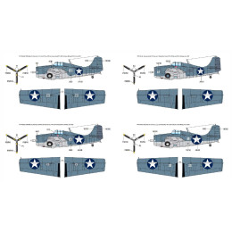Academy 12355 Сборная модель USN F4F-4 "Battle of Midway" 1:48