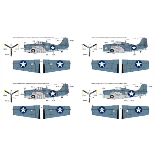 Academy 12355 Сборная модель USN F4F-4 "Battle of Midway" 1:48