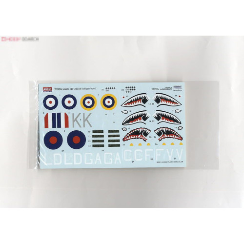 Academy 12235 Сборная модель Tomahawk IIb "Ace of African Front" 1:48