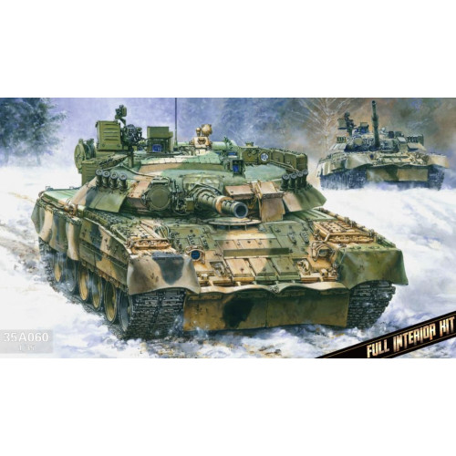 Amusing Hobby 35A060 Сборная модель Russian Main Battle Танк 80U Full interior kit 1:35