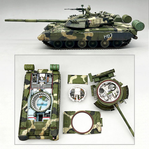 Amusing Hobby 35A060 Сборная модель Russian Main Battle Танк 80U Full interior kit 1:35