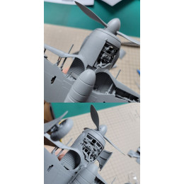 Border model BF-003 Сборная модель Focke-Wulf Fw 190A-6 w/Wgr. 21 & Full engine and weapons interior 1:35
