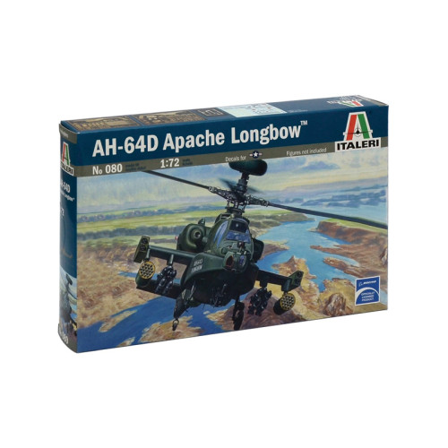 Italeri 0080 Сборная модель AH-64D APACHE LONGBOW 1:72
