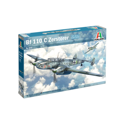 Italeri 0049 Сборная модель Bf 110 C Zerstorer 1:72