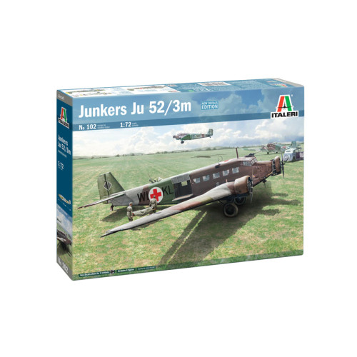 Italeri 0102 Сборная модель Junkers Ju-52/3m 1:72