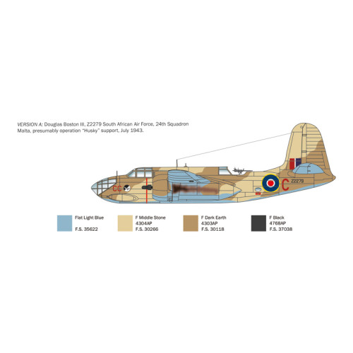 Italeri 2656 Сборная модель BOSTON III A - 20 B /C Havoc 1:48