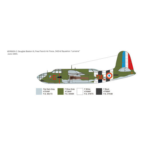 Italeri 2656 Сборная модель BOSTON III A - 20 B /C Havoc 1:48