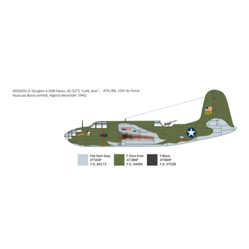 Italeri 2656 Сборная модель BOSTON III A - 20 B /C Havoc 1:48