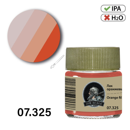 Jim Scale 07.325 Лак оранжевый Clear Orange