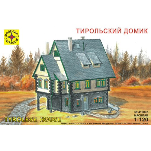 Моделист 412002 наборы для диорам Тирольский домик 1:120