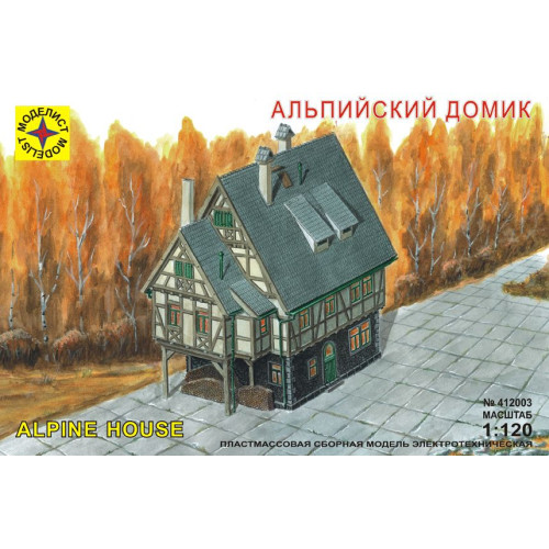 Моделист 412003 наборы для диорам Альпийский домик 1:120