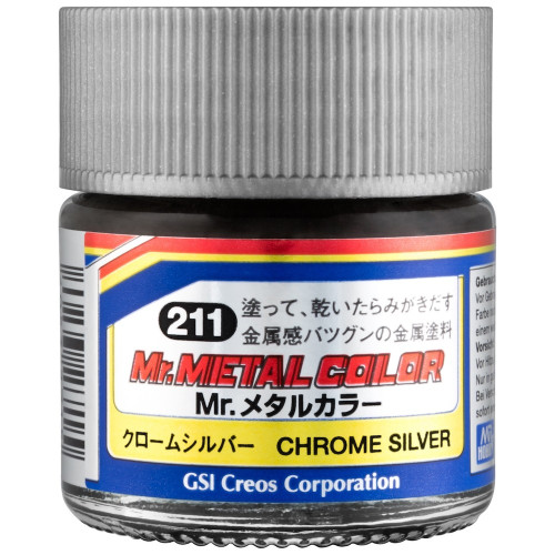 Mr.Hobby MC-211 краска 10мл CHROME SILVER