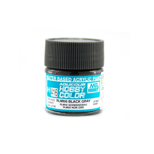 Mr.Hobby H-416 краска 10мл RLM66 BLACK GRAY