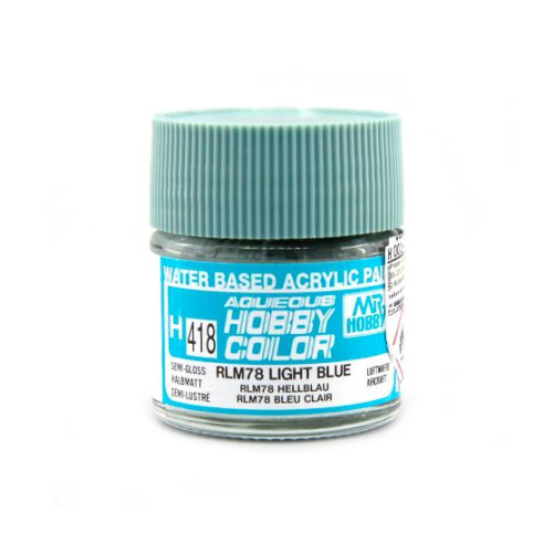 Mr.Hobby H-418 краска 10мл RLM78 LIGH-T BLUE