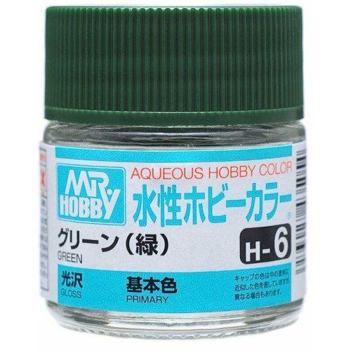 Mr.Hobby H-6 краска 10мл GREEN