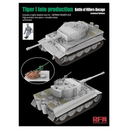 RFM RM-5101 Сборная модель Tiger I Late Battle of Villers-Bocage Limited Edit 1:35