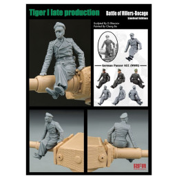 RFM RM-5101 Сборная модель Tiger I Late Battle of Villers-Bocage Limited Edit 1:35