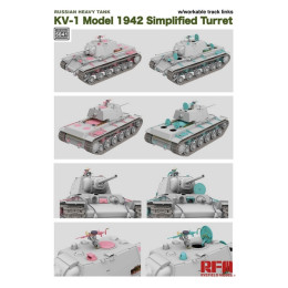 RFM RM-5041 Сборная модель КВ-1 обр.1942г. Simplified Turret 1:35