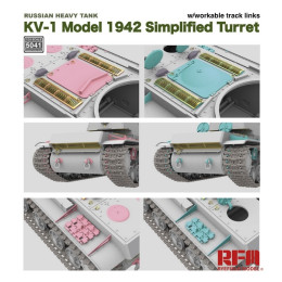 RFM RM-5041 Сборная модель КВ-1 обр.1942г. Simplified Turret 1:35