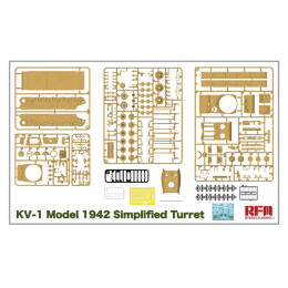 RFM RM-5041 Сборная модель КВ-1 обр.1942г. Simplified Turret 1:35