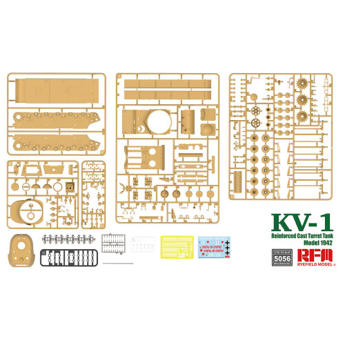 RFM RM-5056 Сборная модель KV-1 Reinforced Cast Turret mod.1942 w/workable track links 1:35