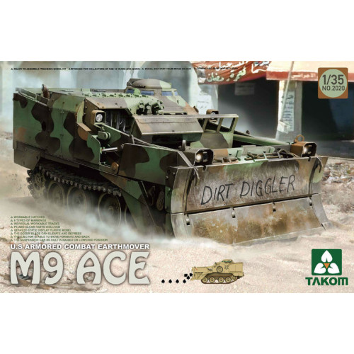 Takom 2020 Сборная модель Бульдозер M9 ACE 1:35