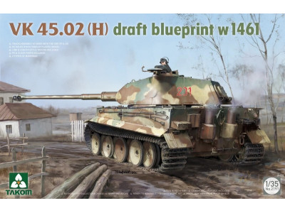 Takom 2191 VK45.02(H) Draft Blueprint w1461 1:35
