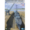 Takom SP-7058 Сборная модель USS DD-742 Frank Knox 1944 & Charlestown NAVY yard Dry Dock 1:700