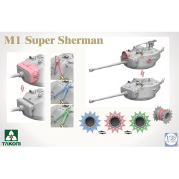 Takom 2206 Сборная модель M1 Super Sherman 1:35