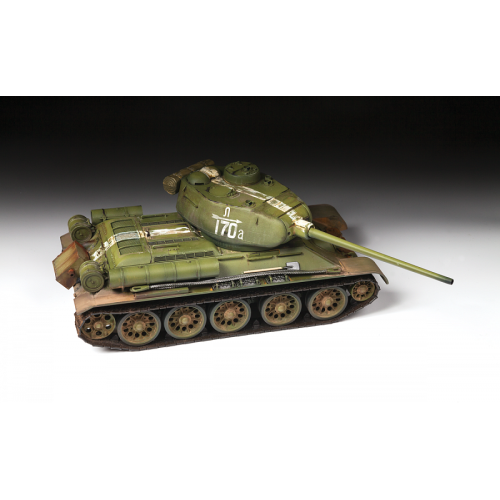 Звезда 3687 Сборная модель Т-34/85 Советский средний танк (обр.1944) 1:35
