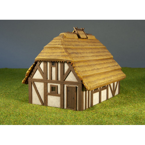 Звезда 8532 архитектура Дом с соломенной крышей 1:72