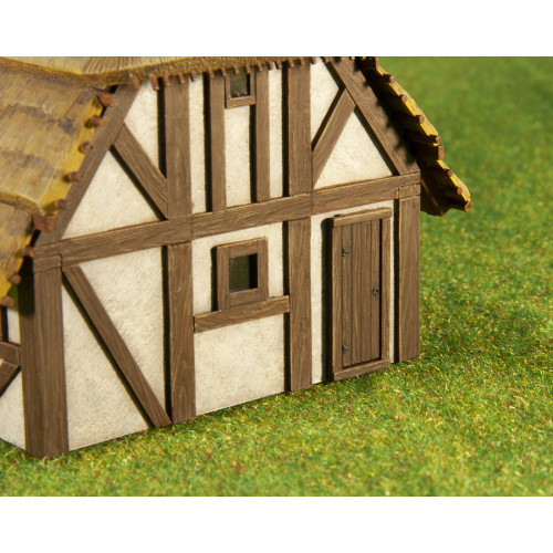 Звезда 8532 архитектура Дом с соломенной крышей 1:72