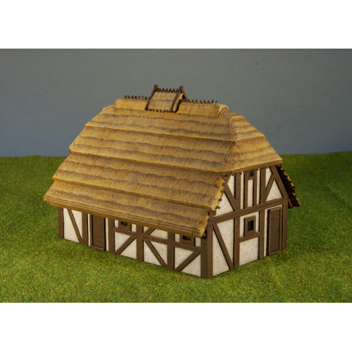 Звезда 8532 архитектура Дом с соломенной крышей 1:72